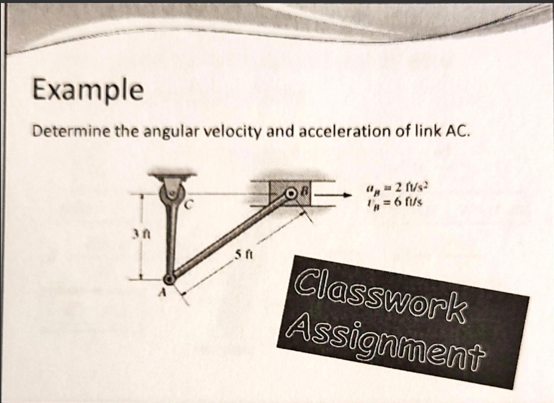 Solved Determine the angular velocity and acceleration of | Chegg.com