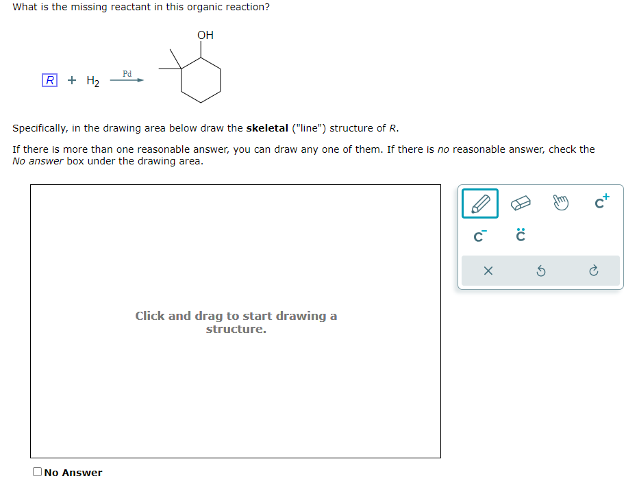 Solved What is the missing reactant in this organic | Chegg.com