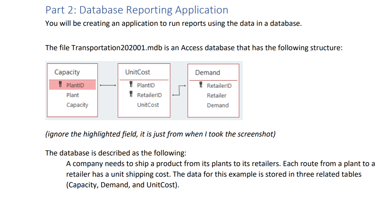 Solved Notes: • The reports can be generated onto new Excel | Chegg.com