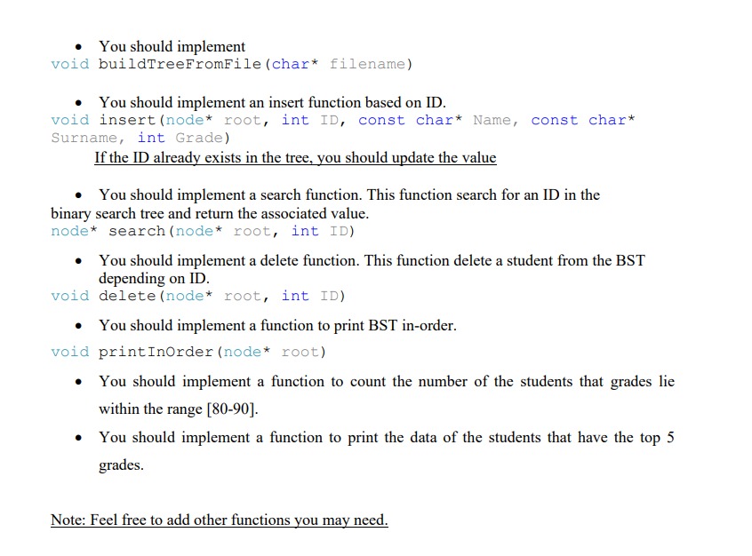 Solved In this assignment, you will write a C++ code to do | Chegg.com