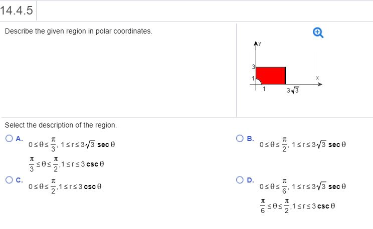 describe-the-given-region-in-polar-coordinates