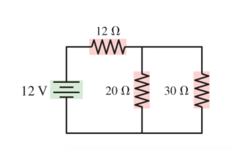 Solved Find the current through the 12 Ω resistor. Find the | Chegg.com