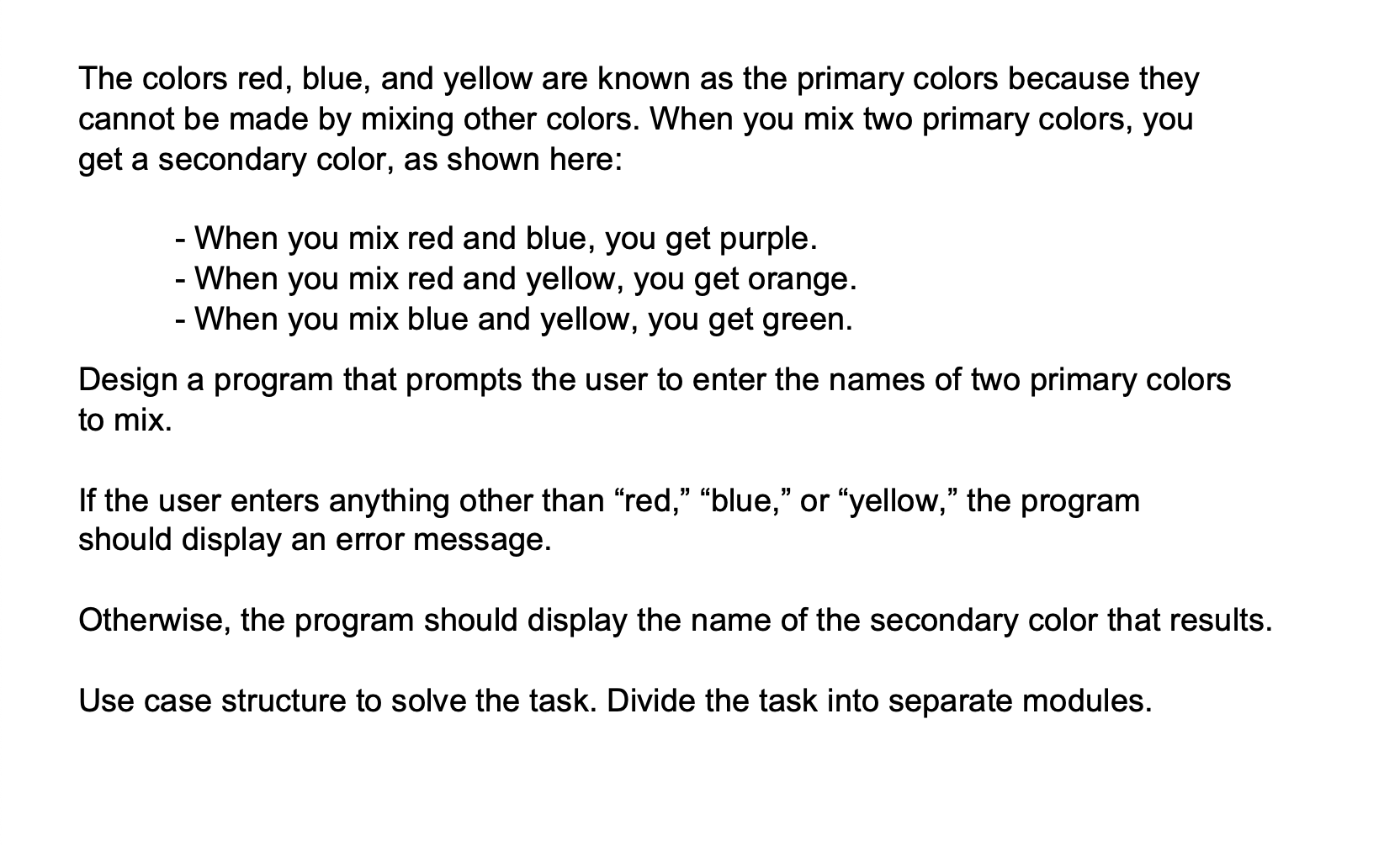 What is the name of the colour black and orange make when mixed