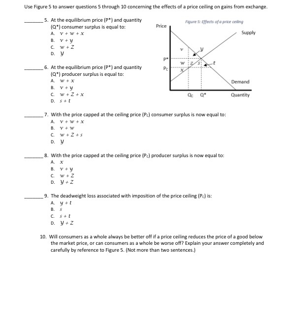 Solved Use Figure 5 to answer questions 5 through 10 | Chegg.com