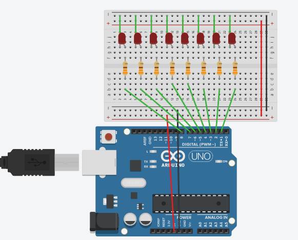 1. Create the following breadboard circuit. The | Chegg.com