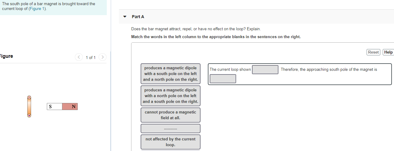 solved-the-south-pole-of-a-bar-magnet-is-brought-toward-the-chegg