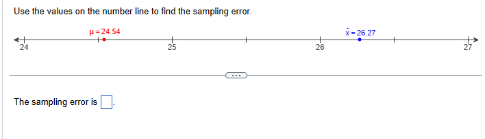 Solved Use the values on the number line to find the | Chegg.com
