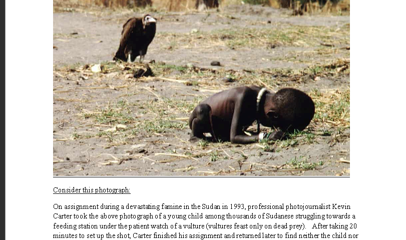 Kevin Carter – Photojournalist