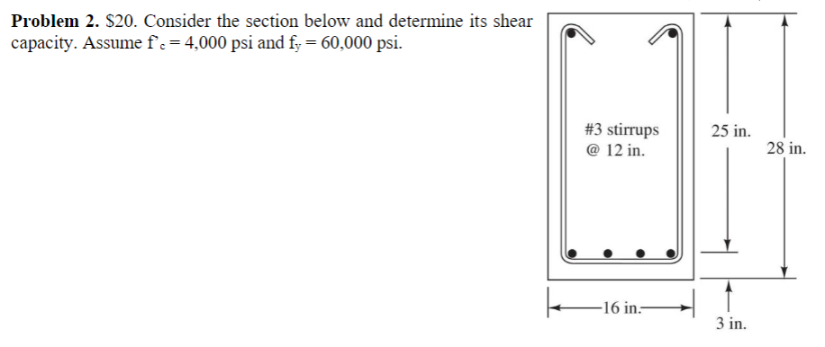 Solved Problem 2. $20. Consider the section below and | Chegg.com