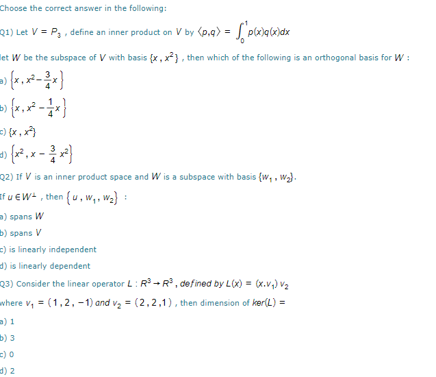 Solved Choose The Correct Answer In The Following 221 L Chegg Com