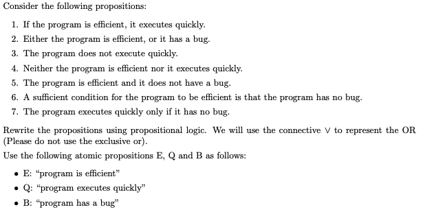 Solved Consider The Following Propositions: 1. If The | Chegg.com