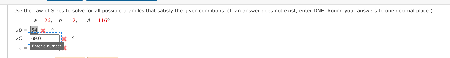 Solved Use The Law Of Sines To Solve For All Possible | Chegg.com