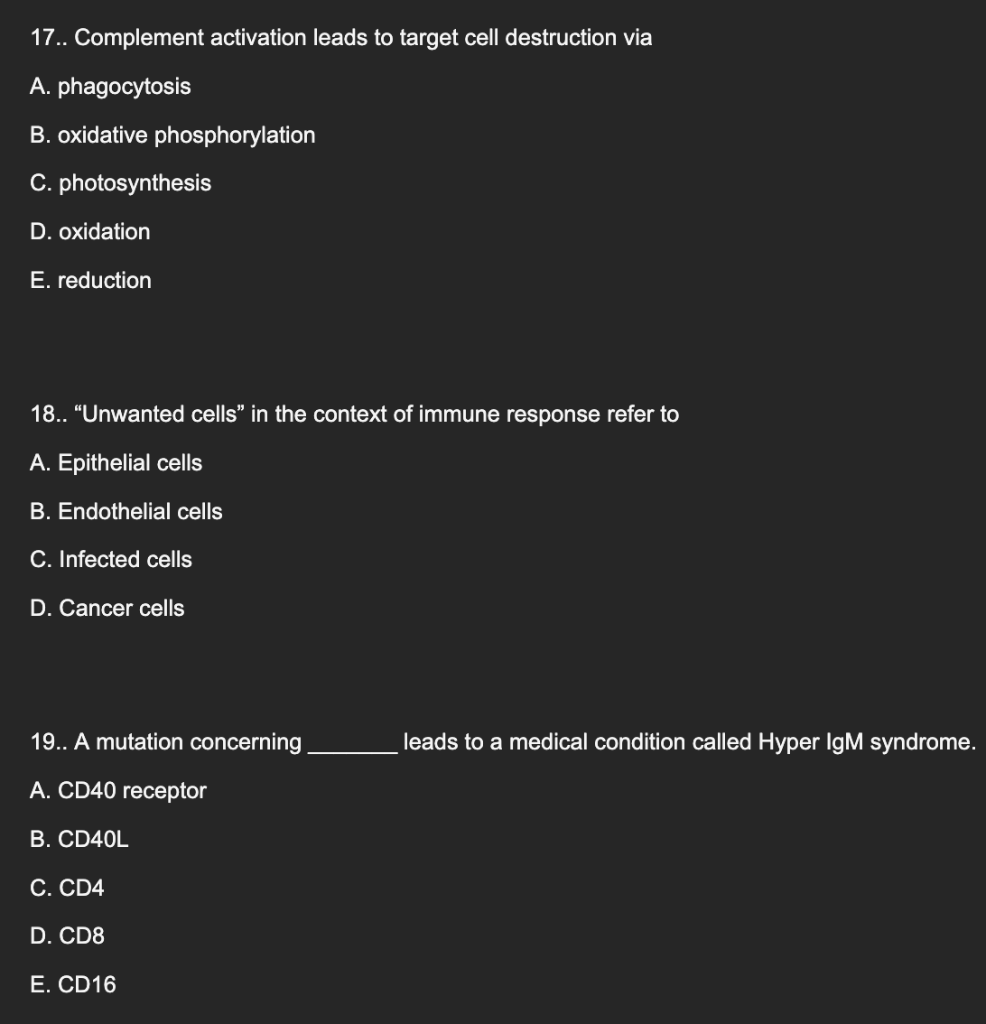 Solved 19.. A mutation concerning leads to a medical | Chegg.com