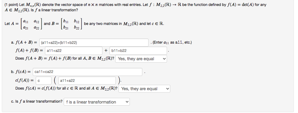 Solved 2 Points The Matrix 11 4 3 A 12 6 1 Chegg Com