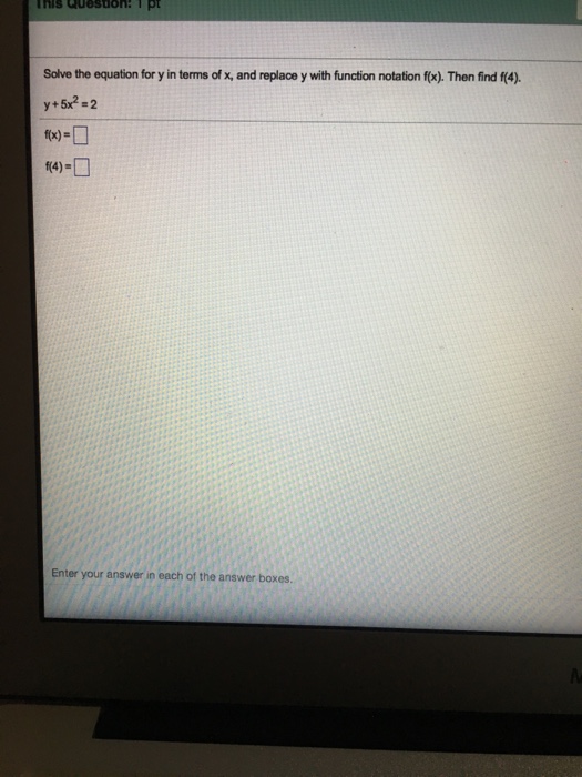 Solved 4 4(6 4 Write an equation in standard form of the | Chegg.com