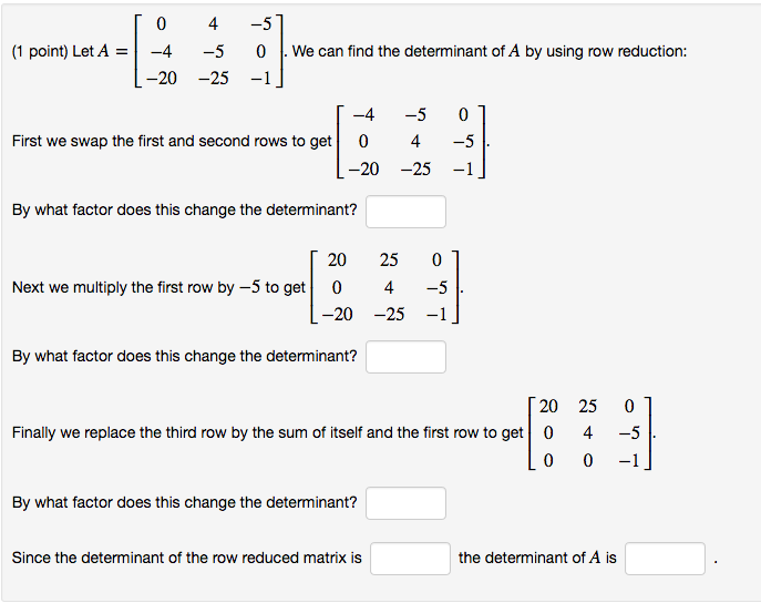 Solved 0 4 51 1 point LetA 5 0 We can find the Chegg