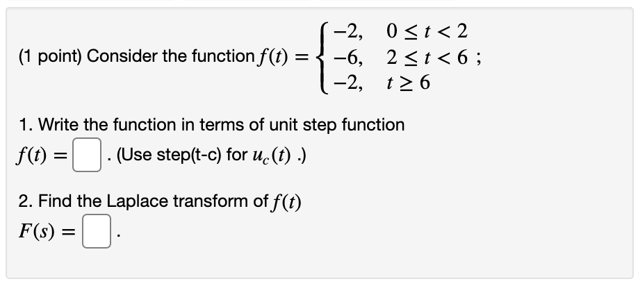 Solved -2, 0 | Chegg.com