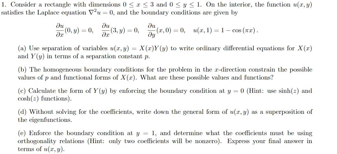 Solved 1. Consider a rectangle with dimensions 0