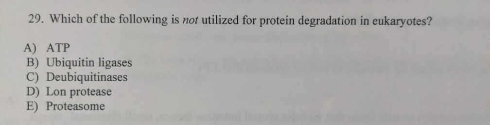 Solved 29. Which of the following is not utilized for | Chegg.com