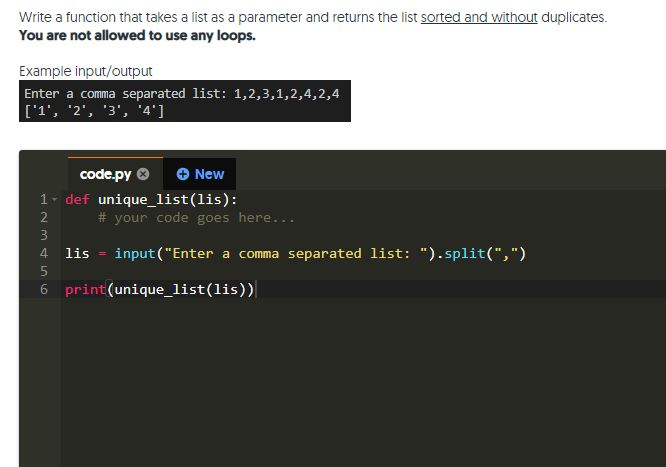 Solved Write a function that takes a list as a parameter and | Chegg.com