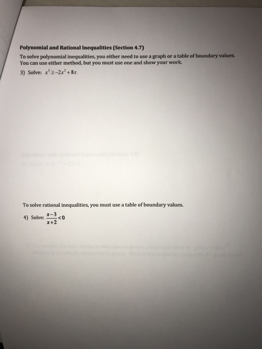 Solved Polynomial And Rational Inequalities Section 4 7 To Chegg solved-polynomial-and-rational-inequalities-section-4-7-to-chegg