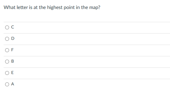 Solved What is the contour interval of the map? (Be very | Chegg.com