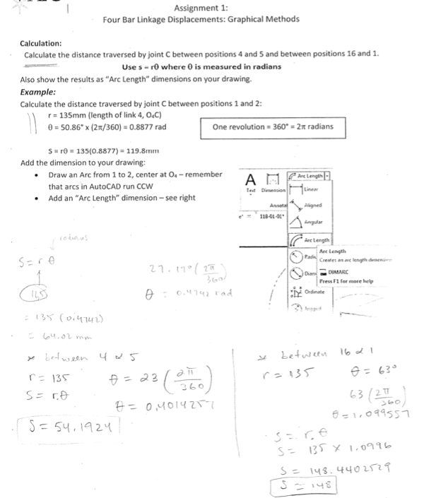 Solved - 118-02-01: Calculate the Displacement from TDC for | Chegg.com