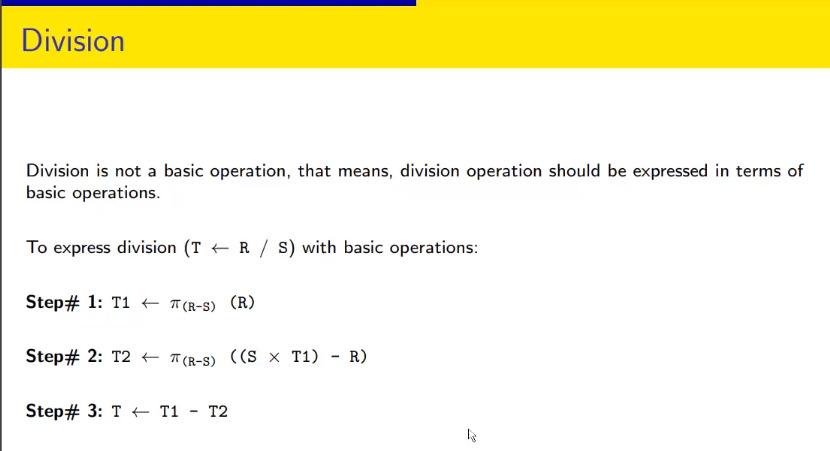 Solved Division Division is not a basic operation, that | Chegg.com