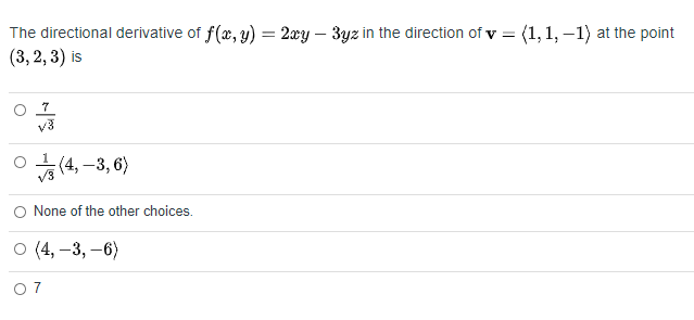 solved-the-directional-derivative-of-f-x-y-2xy-3yz-in-chegg