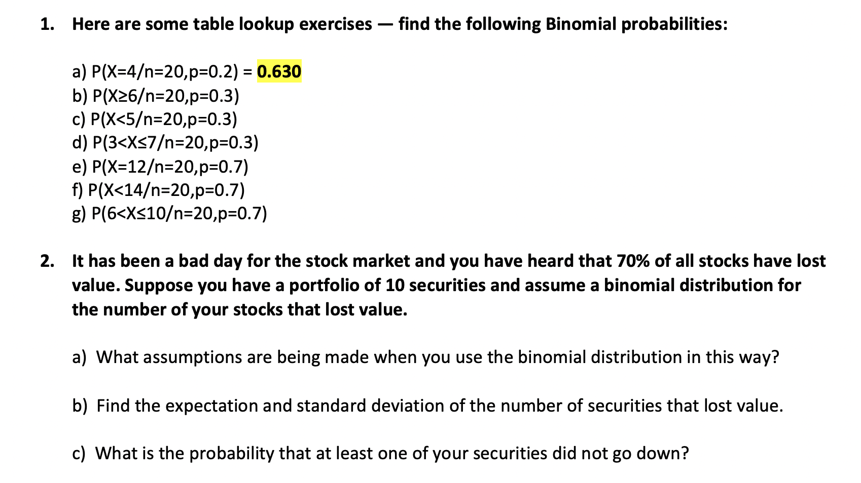 Solved 1 Here Are Some Table Lookup Exercises Find The Chegg Com