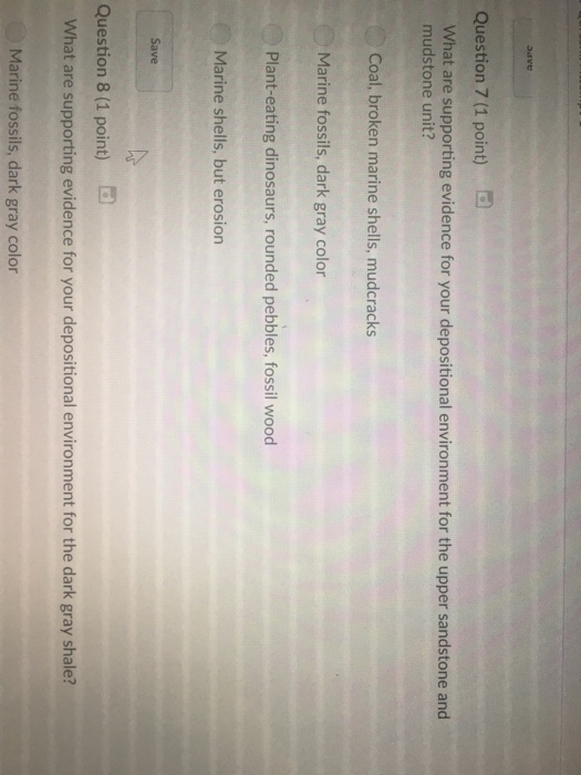 Solved Question 7 1 Point What Are Supporting Evidence For Chegg