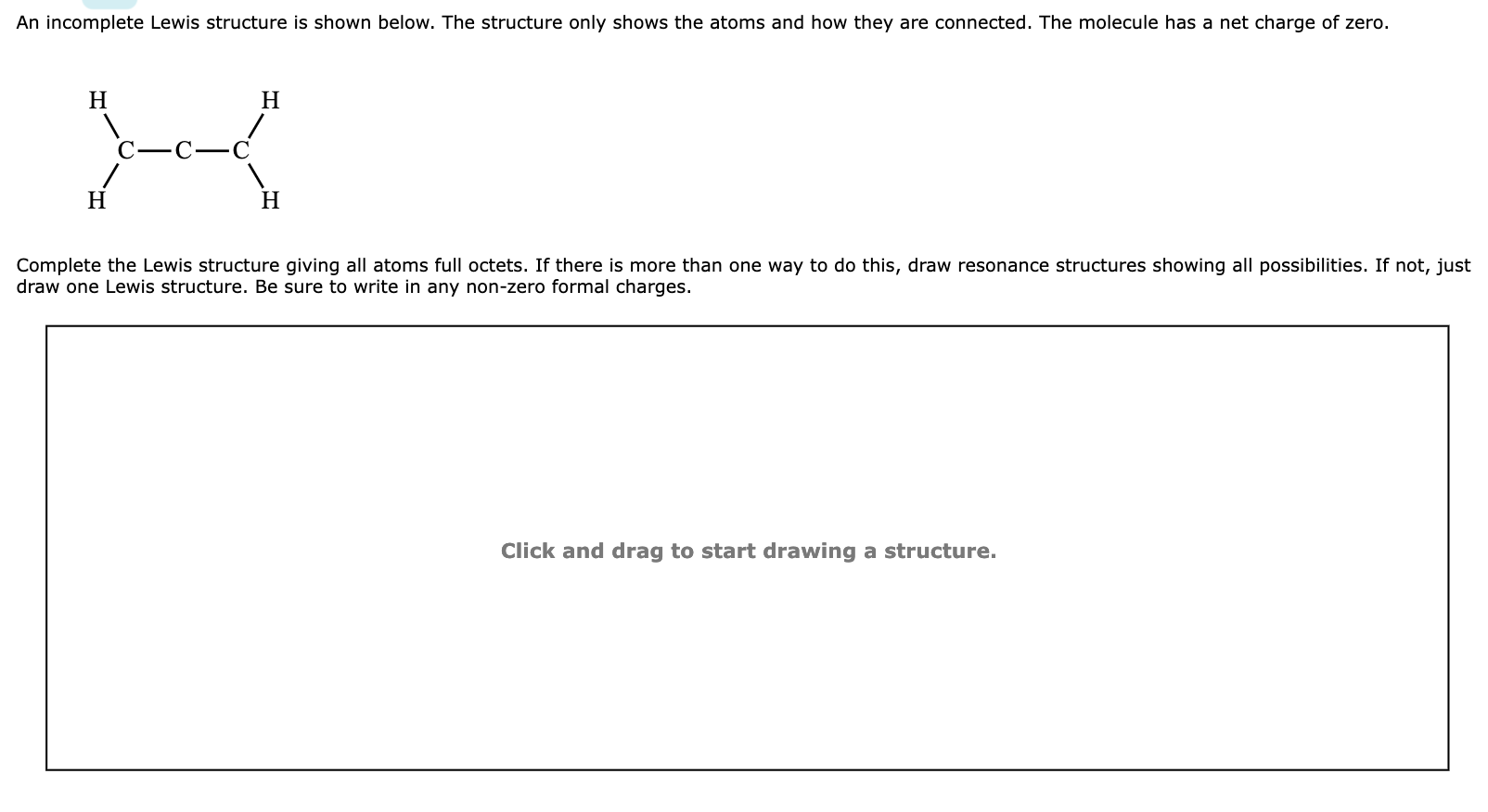 Solved Complete the Lewis structure giving all atoms full | Chegg.com