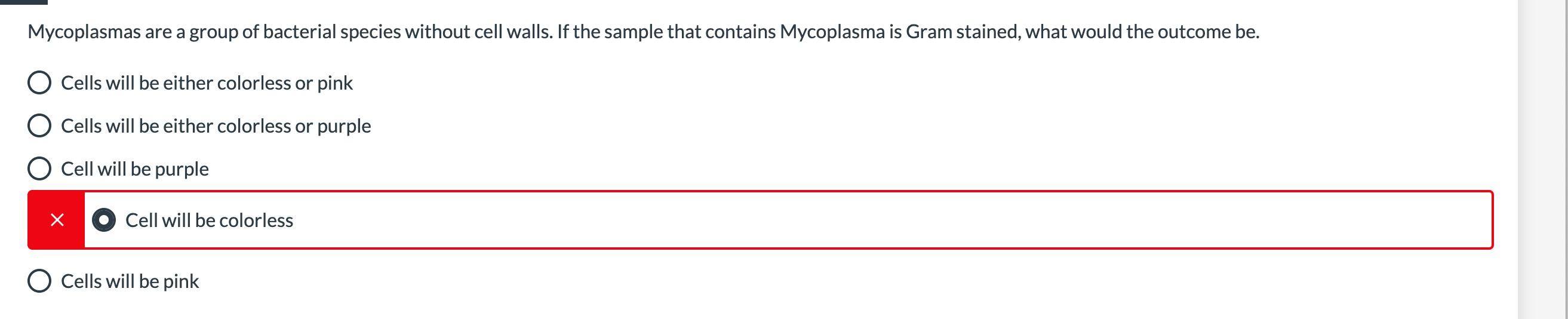 Solved Mycoplasmas are a group of bacterial species without | Chegg.com