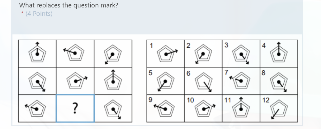 Solved a) 1 b) 2 c) 3 d) 4 e) 5 f) 6 g) 7 h) 8 i) | Chegg.com