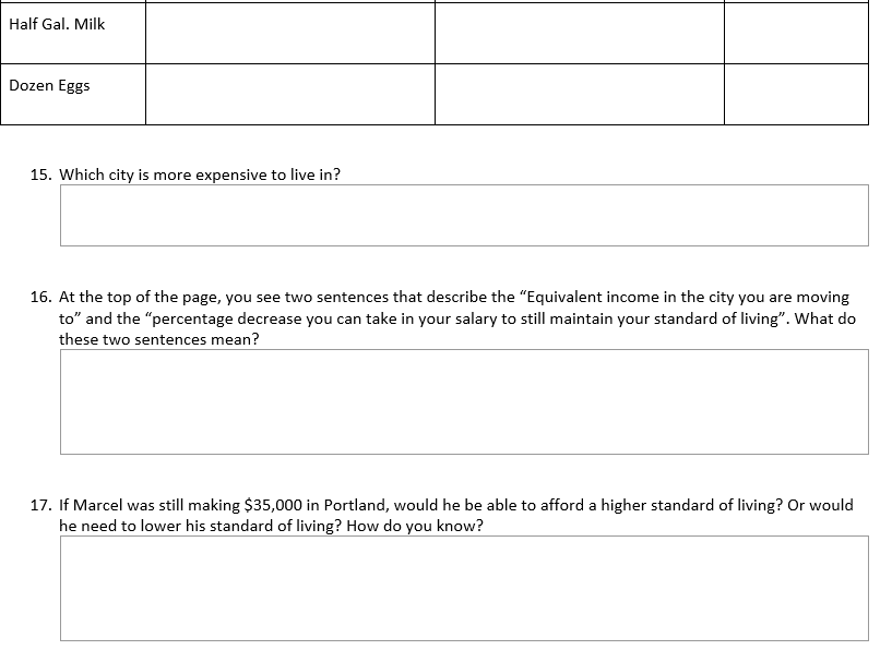 Solved 8. How much more is Marcel paying if he lives in | Chegg.com