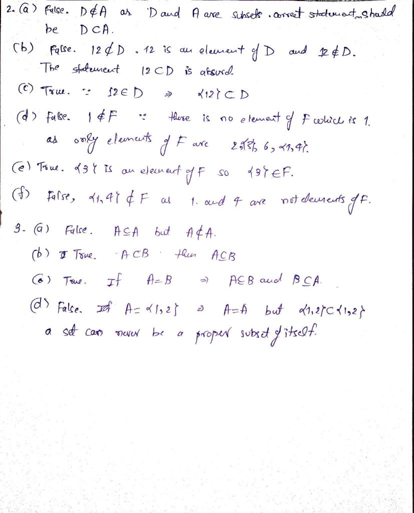 Solved 1. Use the definitions for the sets given below to | Chegg.com