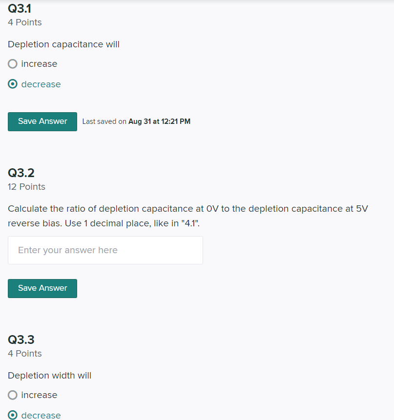 Solved Q3 20 Points Consider increasing reverse bias on a pn | Chegg.com