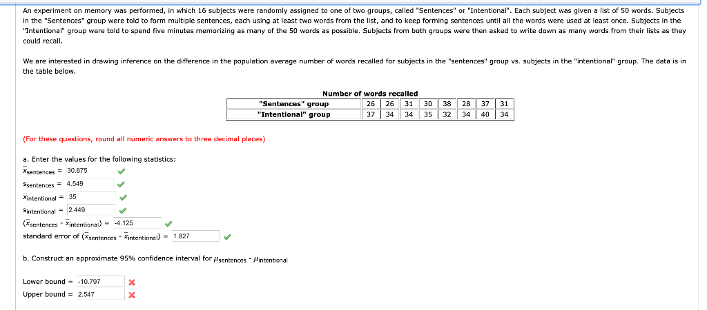 Solved An experiment on memory was performed, in which 16 | Chegg.com