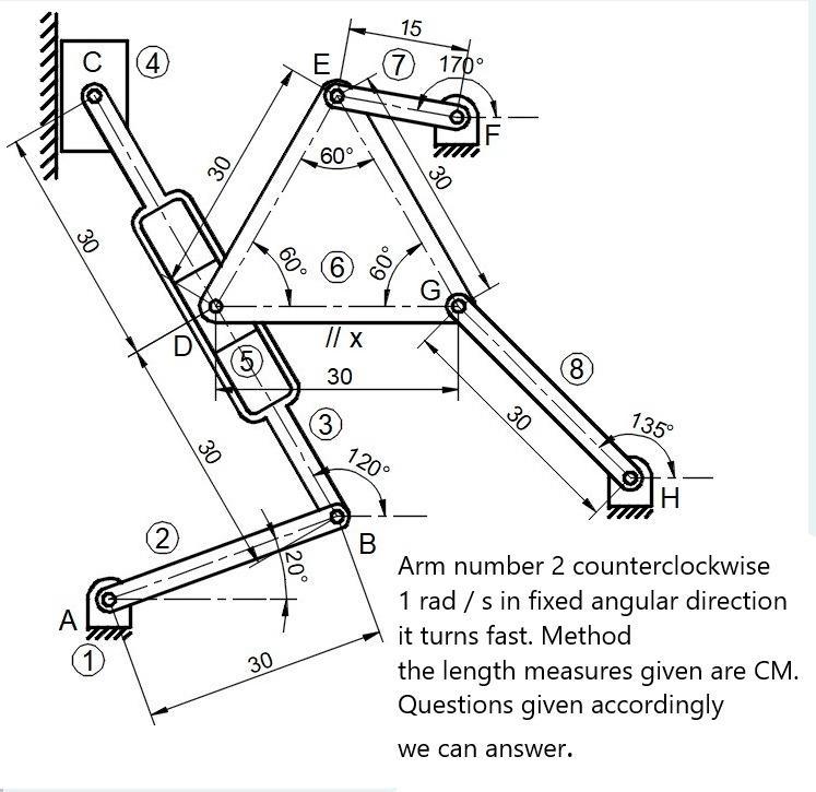 Solved 14- What is the value of aD3 (cm/s^2) in the | Chegg.com