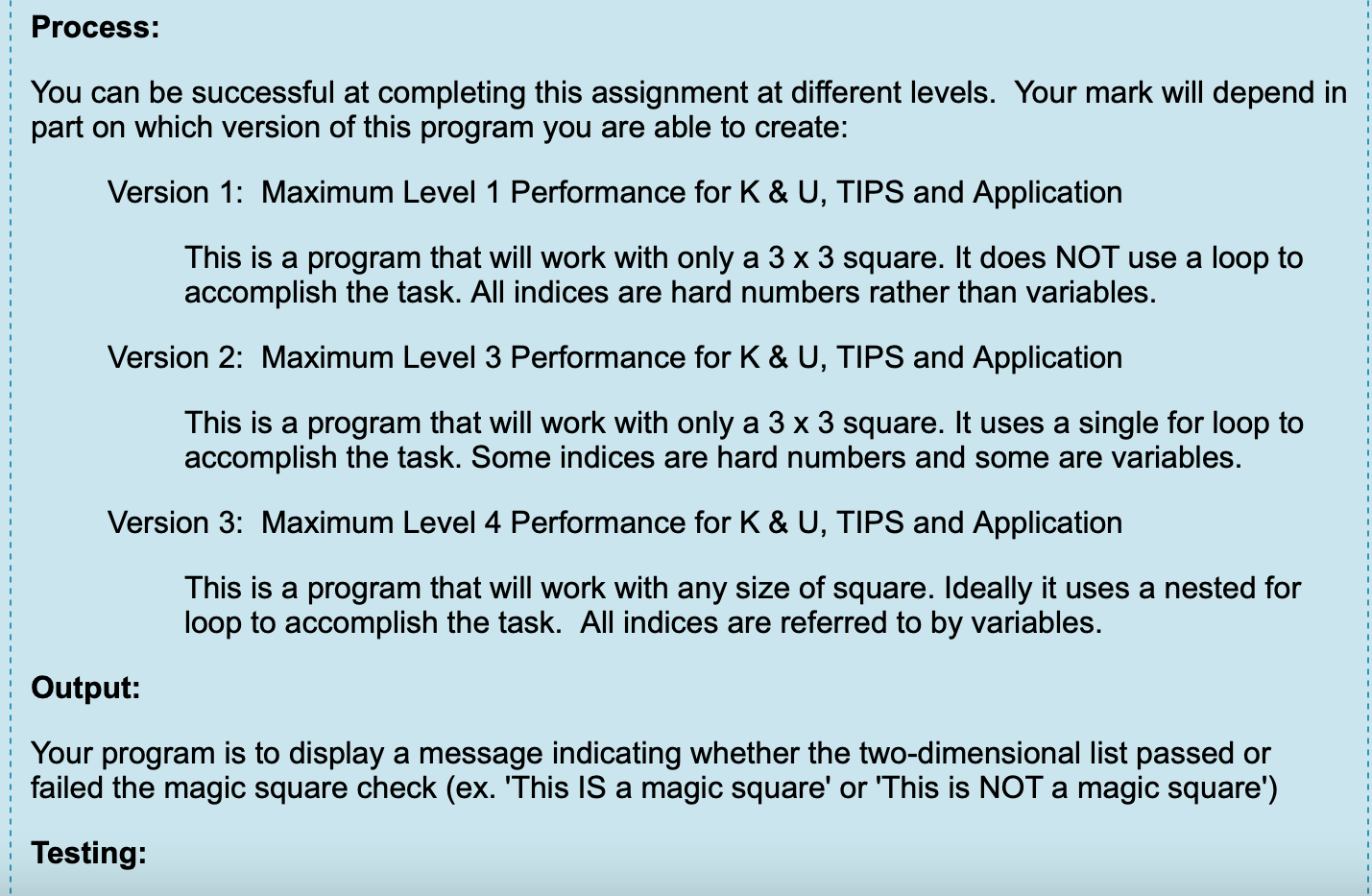 Solved You are to create a program that checks if a square | Chegg.com