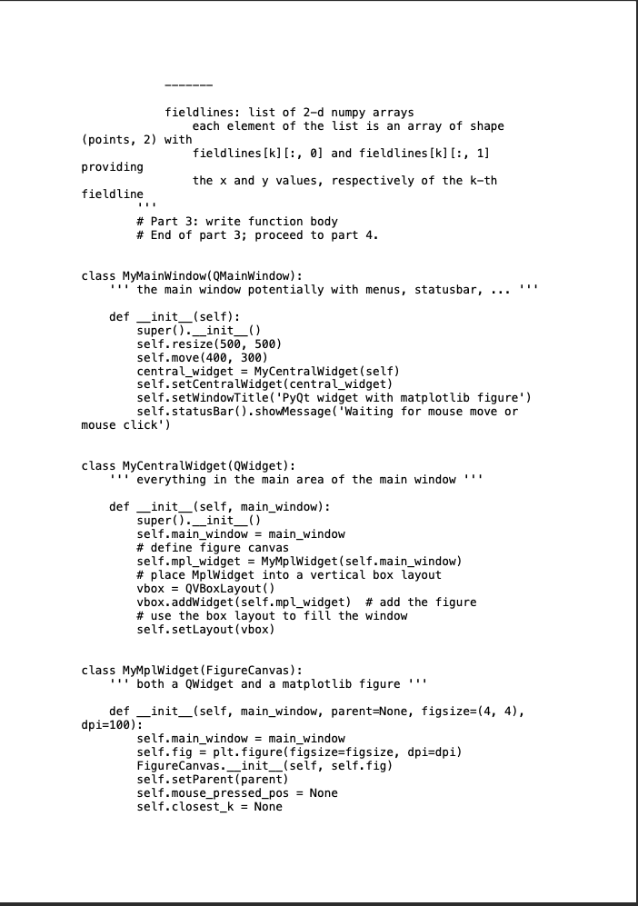 Solved Create a GUI showing electric field lines of charges | Chegg.com