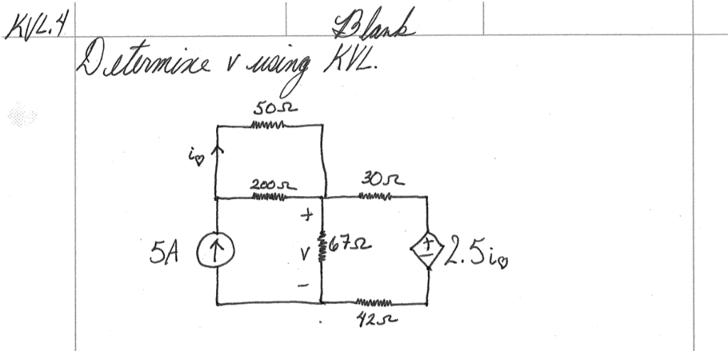 Solved 1. Use kirchoff's voltage law to determine V 2. | Chegg.com