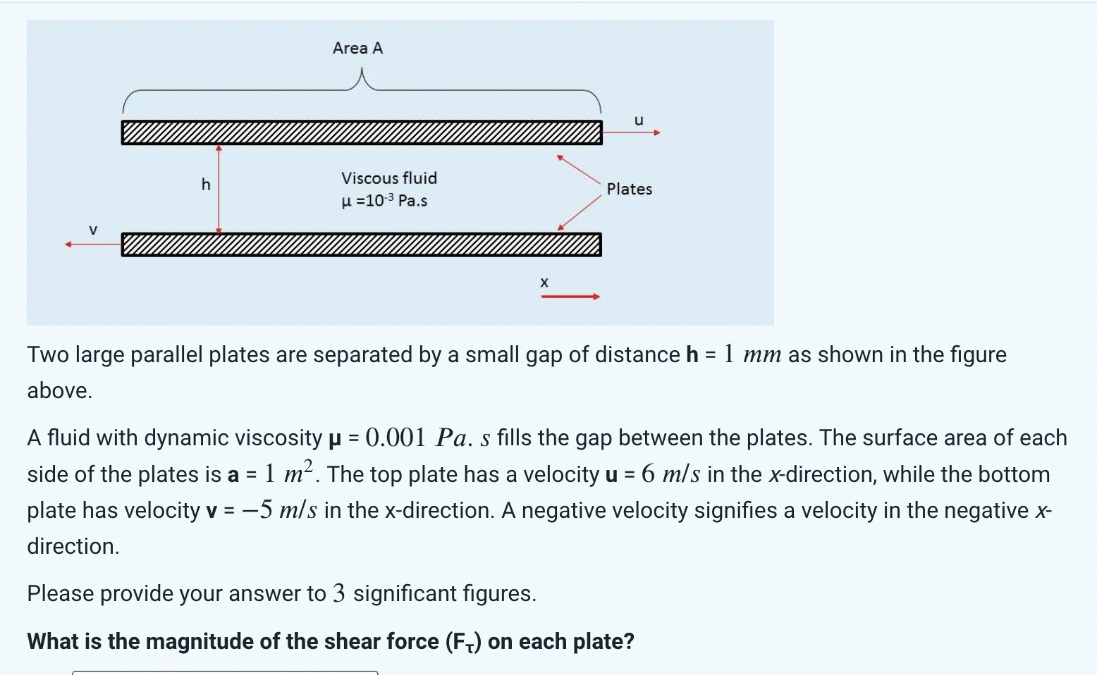 Solved Two large parallel plates are separated by a small | Chegg.com