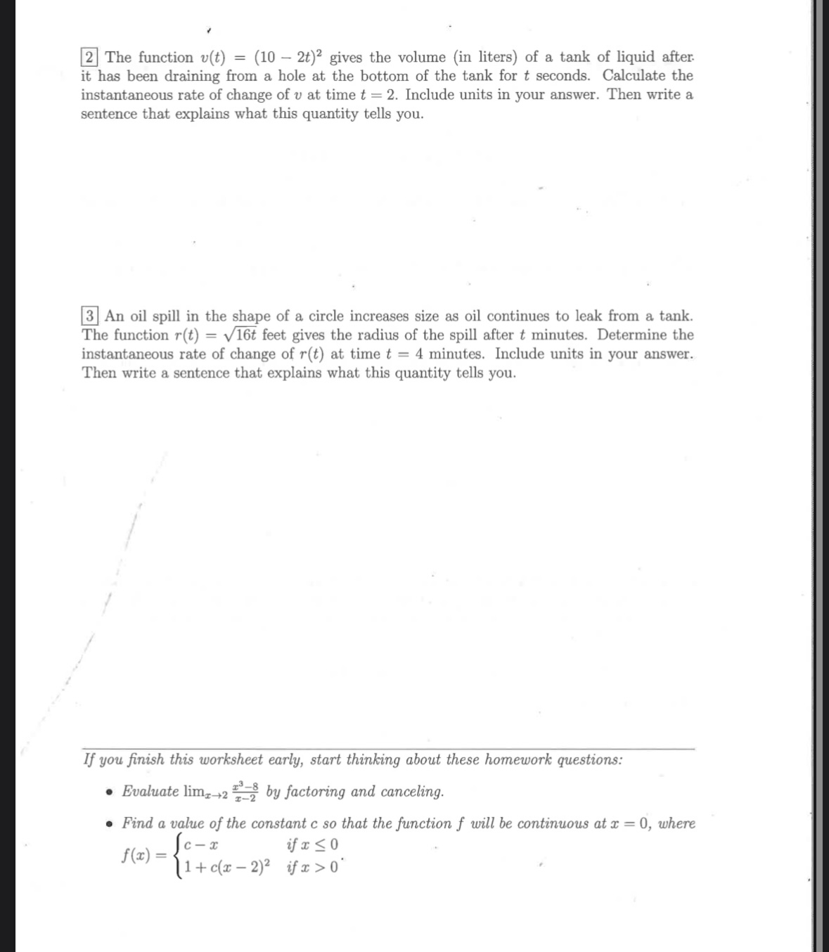 calculus-find-the-instantaneous-rate-of-change-at-x-1