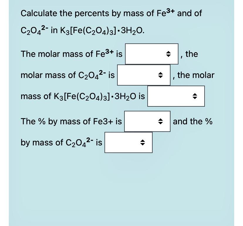 what would be the molar mass of fe no3 2