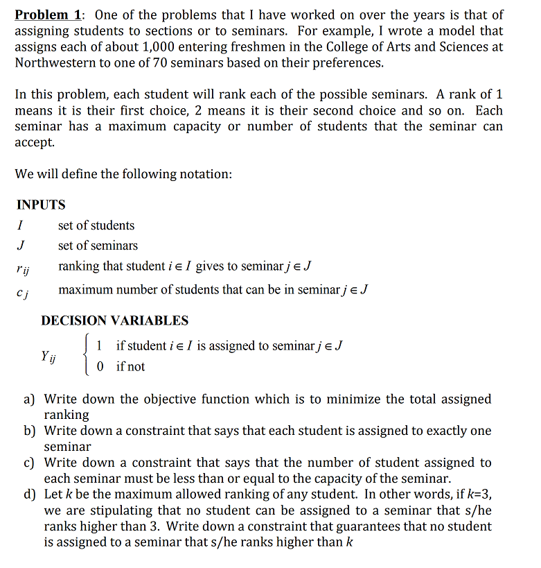 Problem 1: One of the problems that I have worked on | Chegg.com