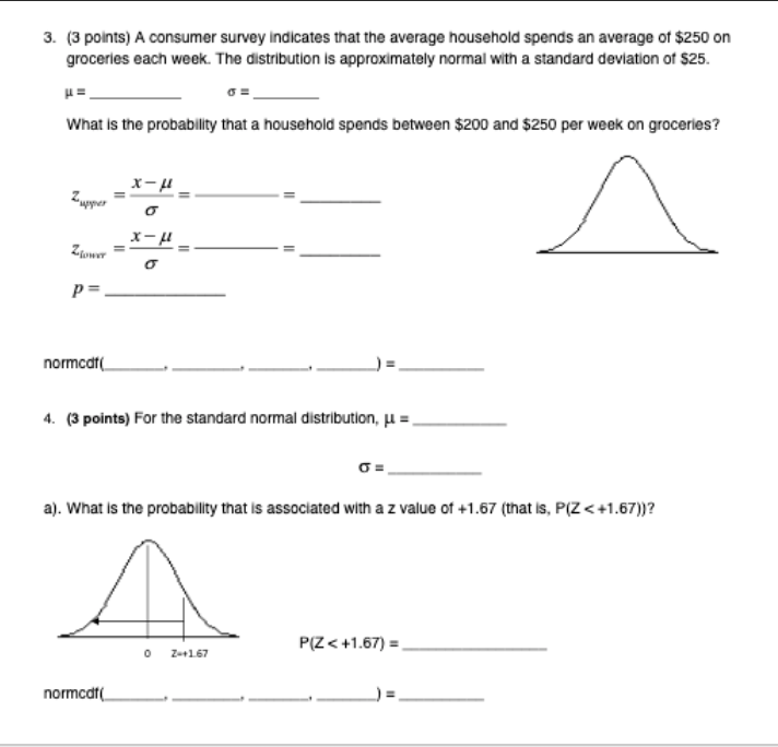 Solved 3. (3 points) A consumer survey indicates that the | Chegg.com