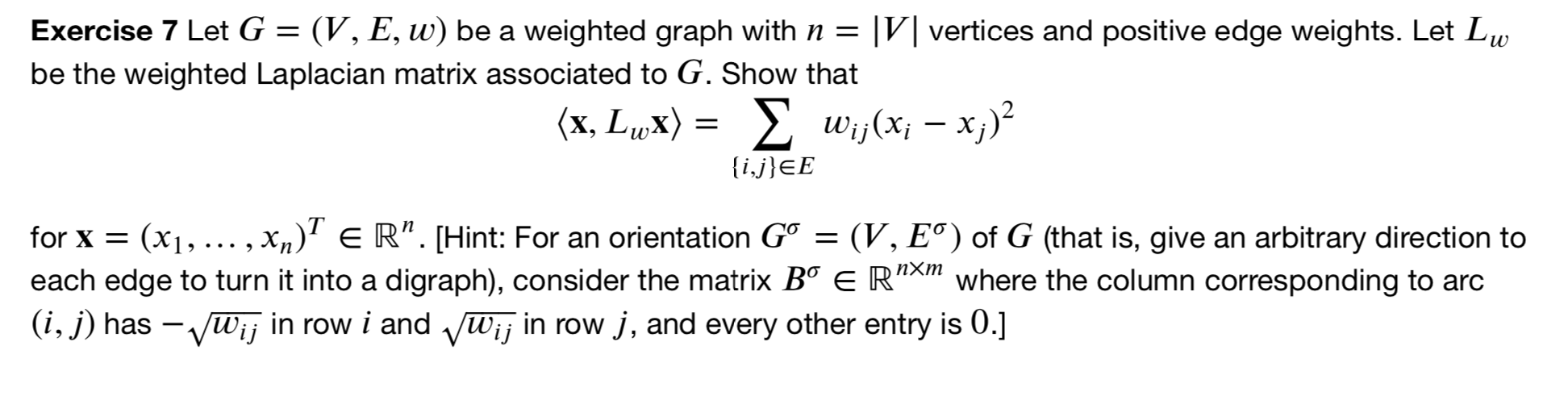 Define A Weighted Graph