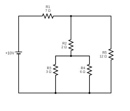 Solved Find total resistance of this circuit. Also find | Chegg.com