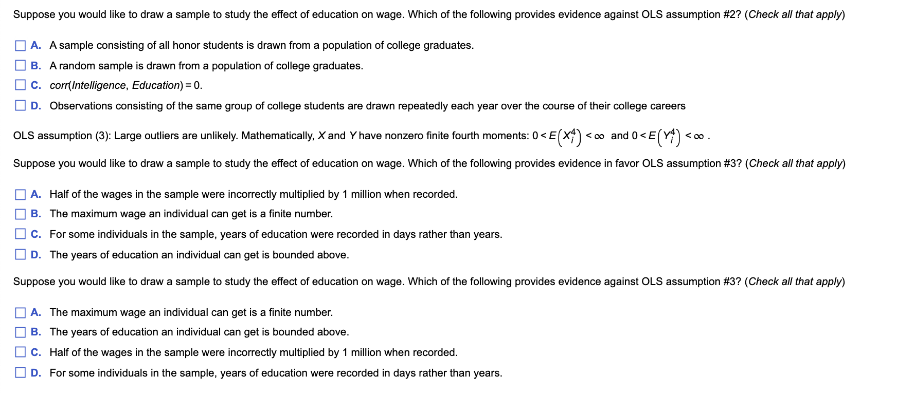 Solved Suppose you are interested in studying the | Chegg.com